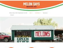 Tablet Screenshot of melon-days.com